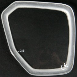 Szkło korekcyjne do maski Tecline Tiara (LEWE od -1.5dp do -5.0dp)