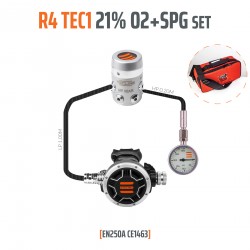 Tecline R4 TEC1 21% O2 G5/8 z manometrem, zestaw stage - EN250A
