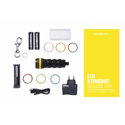 Latarka Ammonite Led Stingray Deluxe Set