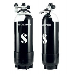 Scubapro 12L krótka, 232bar pojedynczy zawór