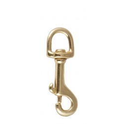 Karabińczyk tłok.brąz z krętlikiem 70mm