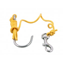 Linka z hakiem rafowym (reef hook)