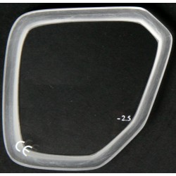 Szkło korekcyjne do maski Tecline Tiara (PRAWE od -1.5dp do -5.0dp)