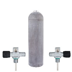 Polaris alu 11,1 L  niemalowana (S080) z zaworem do rozbudowy (sidemount)