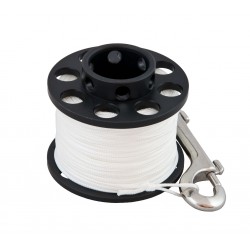 Szpulka Tecline Cold Water z linką 40 m, kar. nierdz.