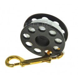 Szpulka z linką 15m, kar.brąz (Tecline)