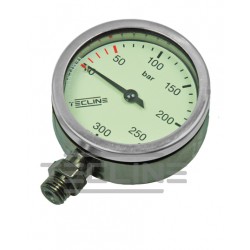 Manometr Tecline 300 bar 52 mm, chrom
